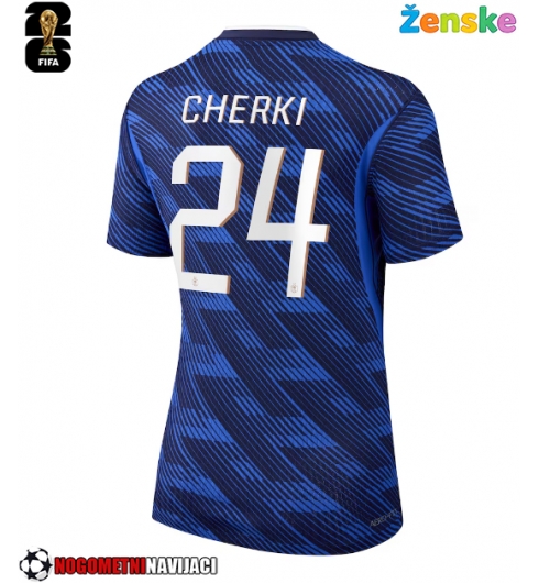 Ženske Nogometnih dresov Francija Rayan Cherki #24 Domači SP 2026 Kratki rokavi Ženske Nogometnih dresov Francija Rayan Cherki #24 Domači SP 2026 Kratki rokavi